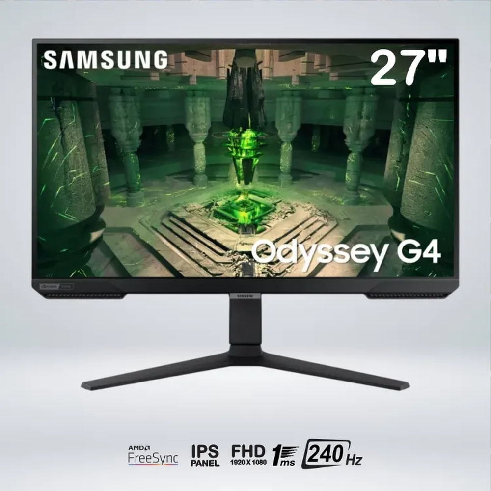 MONITOR GAMER ODYSSEY G4 FULL HD 27 "" 240Hz 1MS HDR10 LS27BG402ENXGO