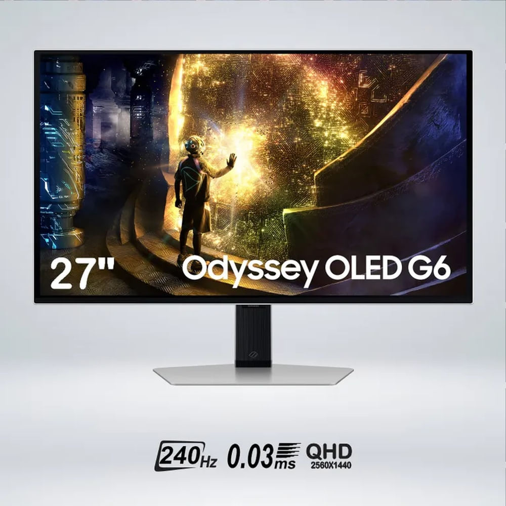 MONITOR GAMER ODYSSEY G6 OLED QHD 27 "" 240HZ 0.03MS HDR LS27DG612SLXPE