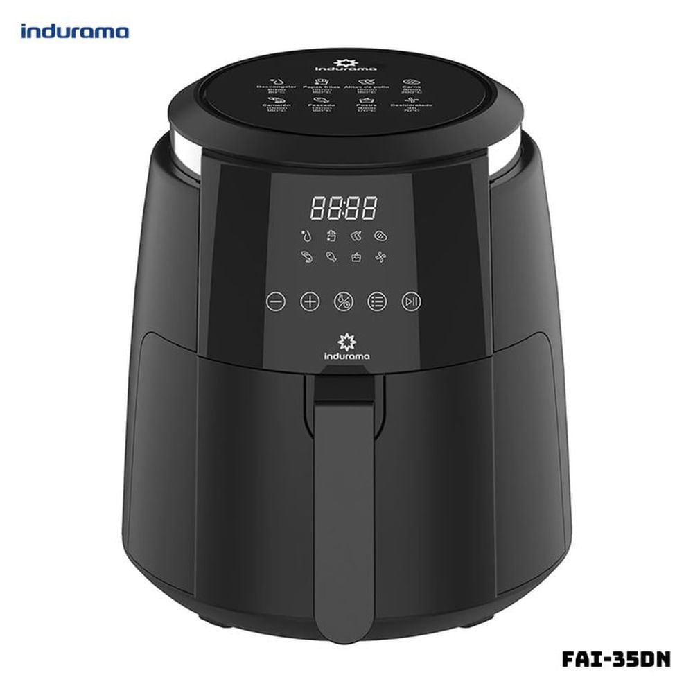 FREIDORA DE AIRE INDURAMA 3.5 L DIGITAL NEGRO - FAI-35DN