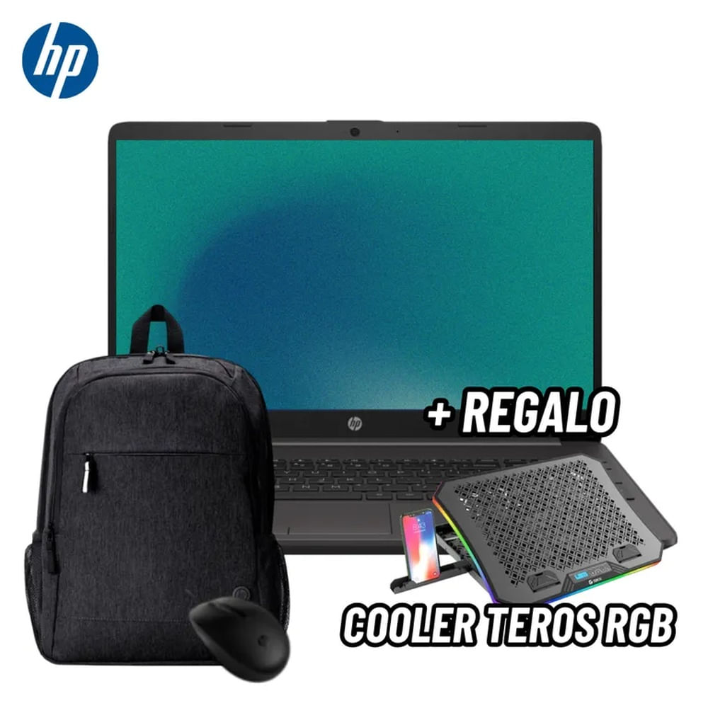 LAPTOP HP 250 G9 15.6 HD INTEL CELERON N4500 8GB RAM 256GB SSD + COOLER TEROS