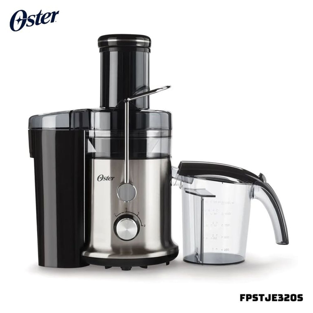 EXTRACTOR DE JUGOS OSTER PLATEADO BOCA ANCHA - FPSTJE320S
