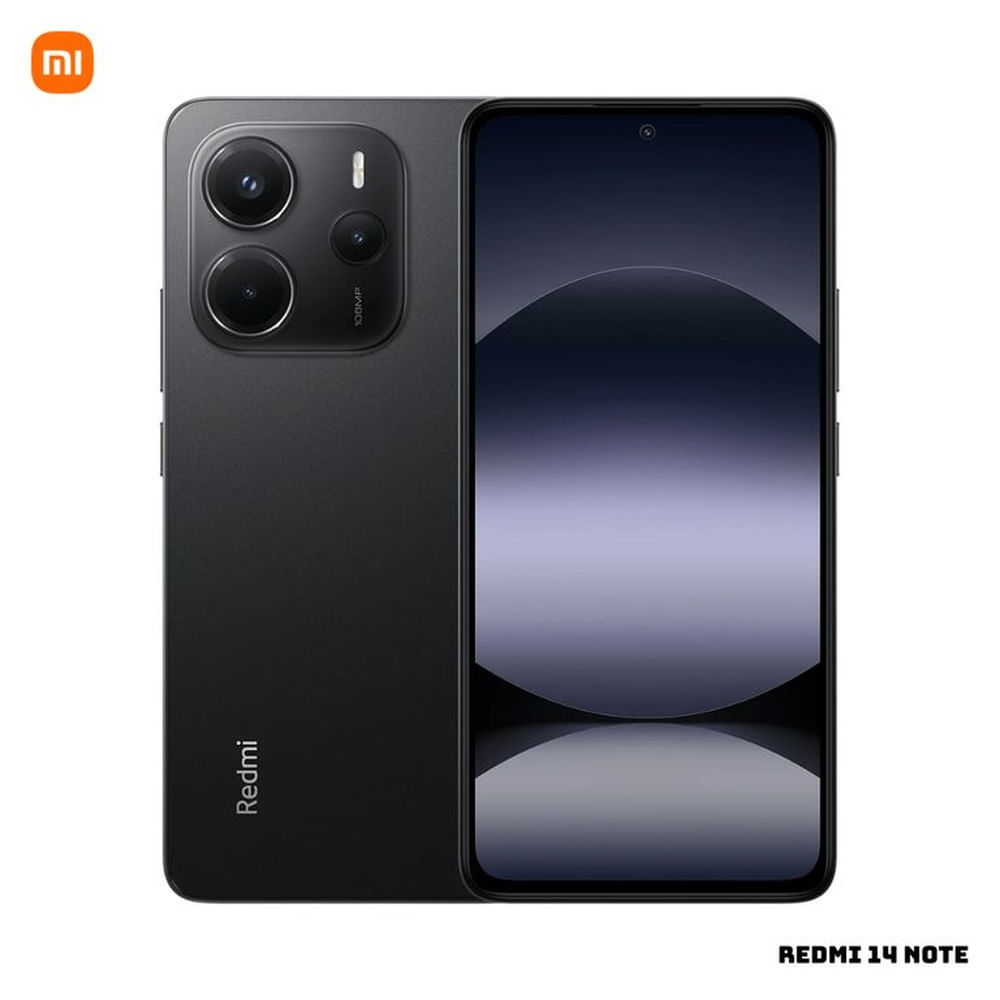 CELULAR XIAOMI REDMI NOTE 14 8GB RAM 256GB ROM - NEGRO OCASO