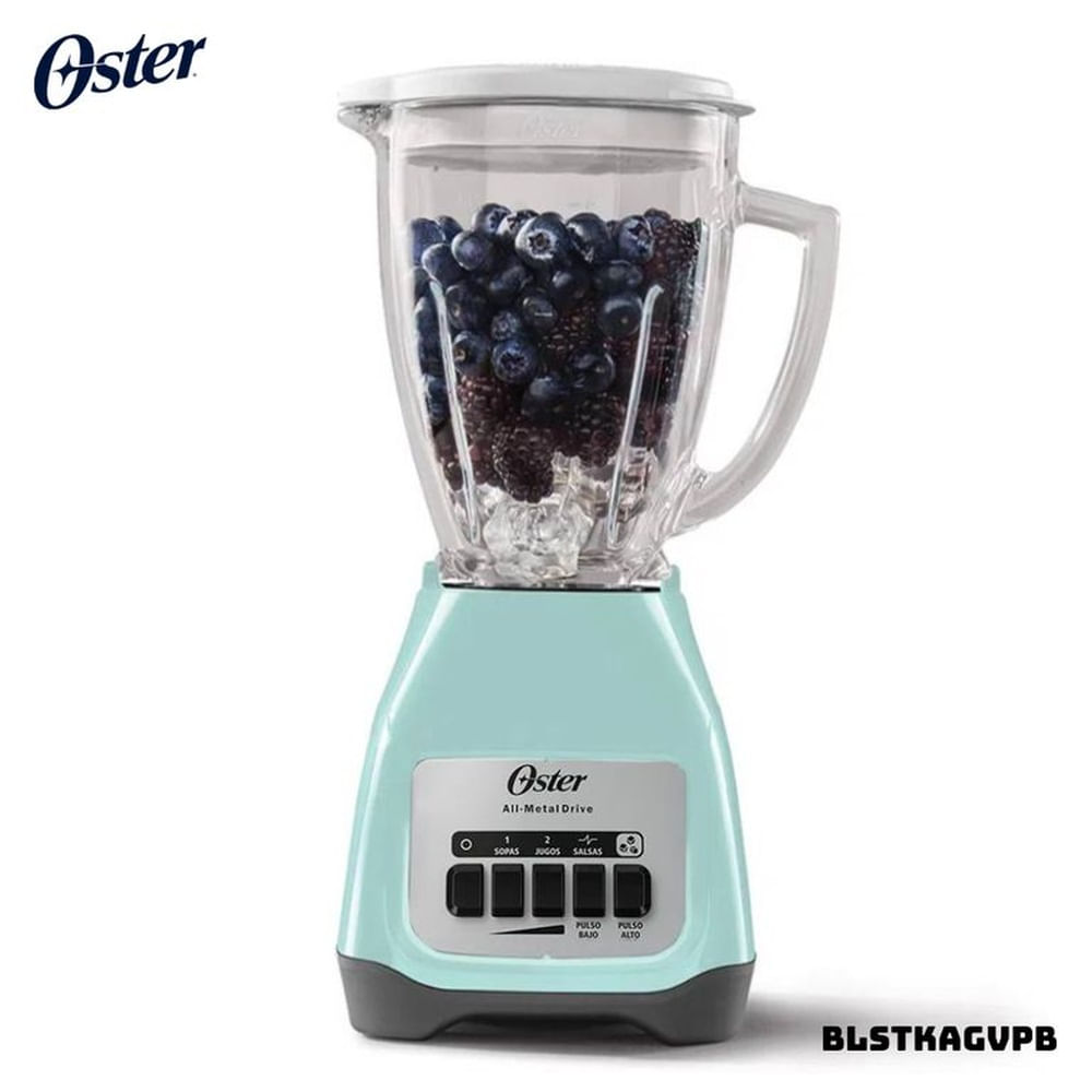 LICUADORA OSTER 2 VELOCIDADES PULSO ALTO Y BAJO 800W CELESTE - BLSTKAGVPB