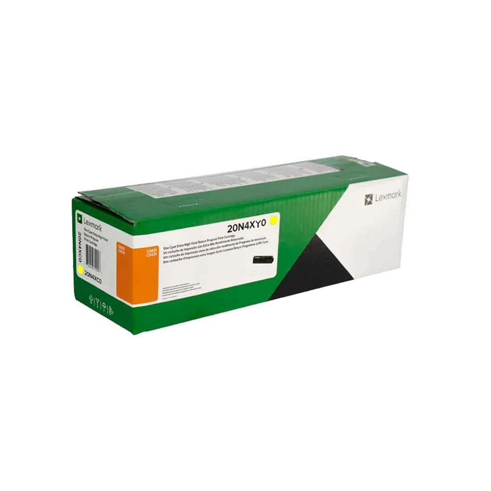 Tóner Lexmark CX431 Amarillo 6.700 Páginas - Alta Capacidad para Impresoras Lexmark