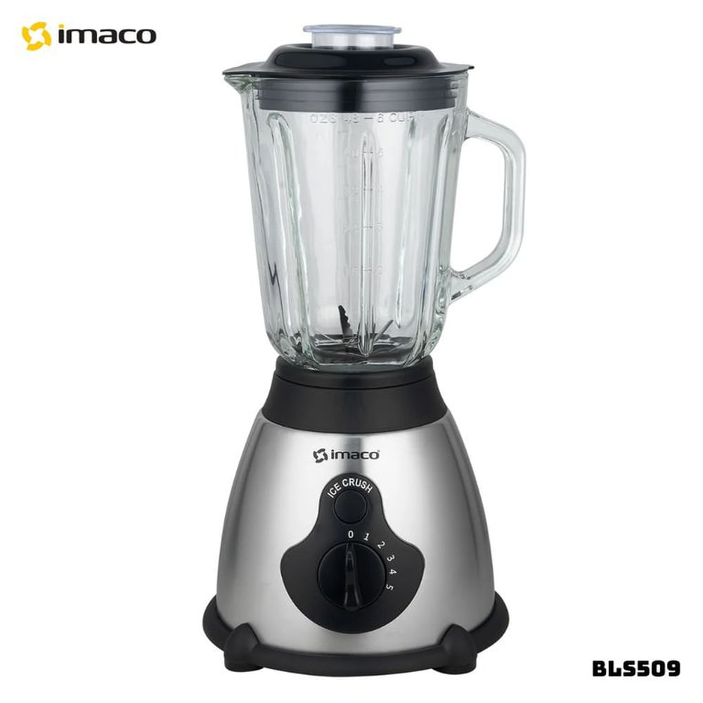 LICUADORA IMACO 5 VELOCIDADES 450W ACERO - BLS509