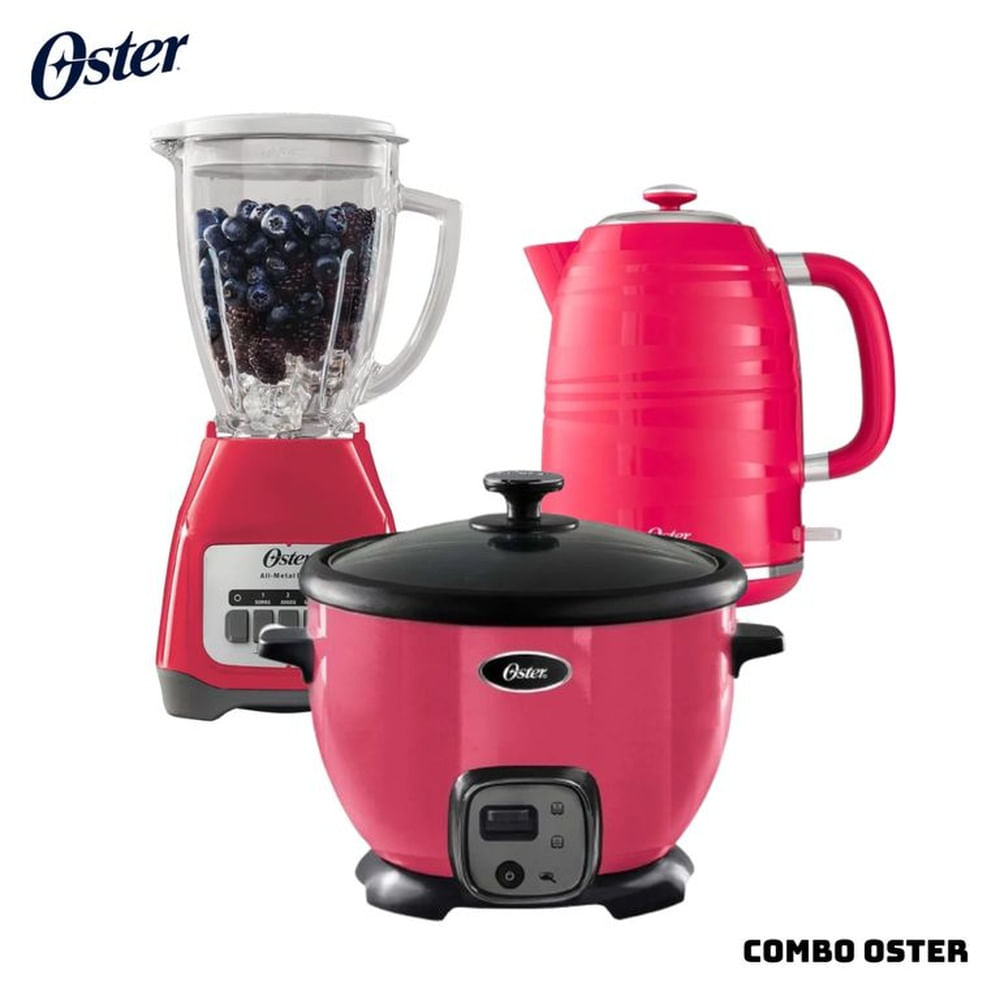 COMBO OSTER ARROCERA + HERVIDOR + LICUADORA - SANDIA