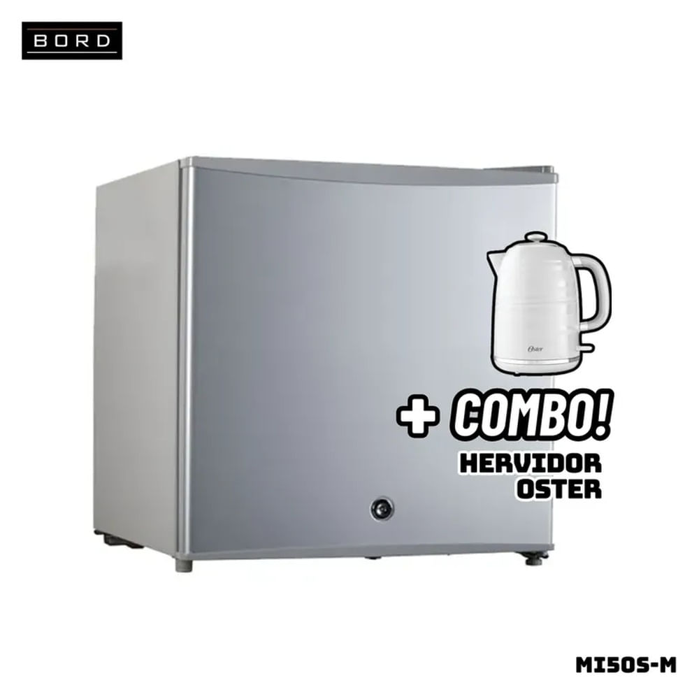 FRIGOBAR BORD 50 L SILVER - MI50S-M + HERVIDOR OSTER BLANCO