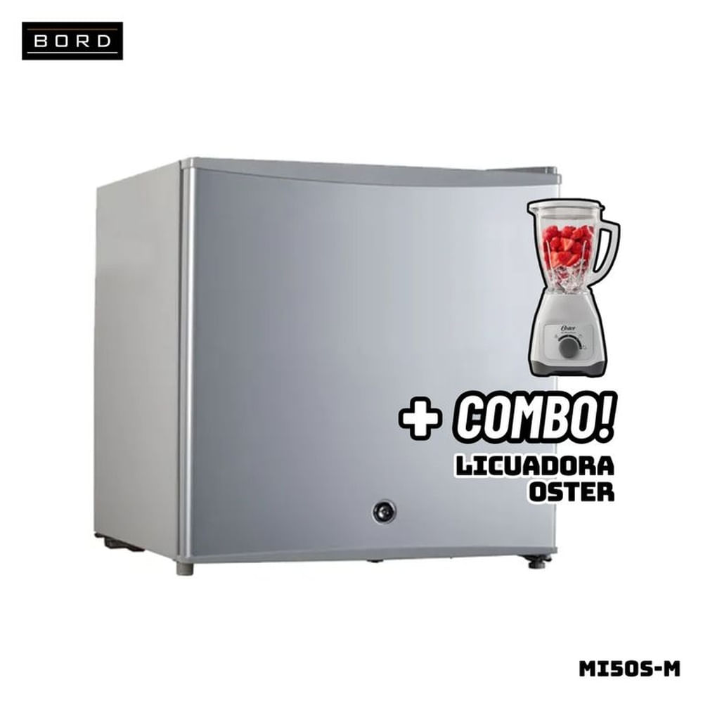 FRIGOBAR BORD 50 L SILVER - MI50S-M + LICUADORA OSTER BLANCA