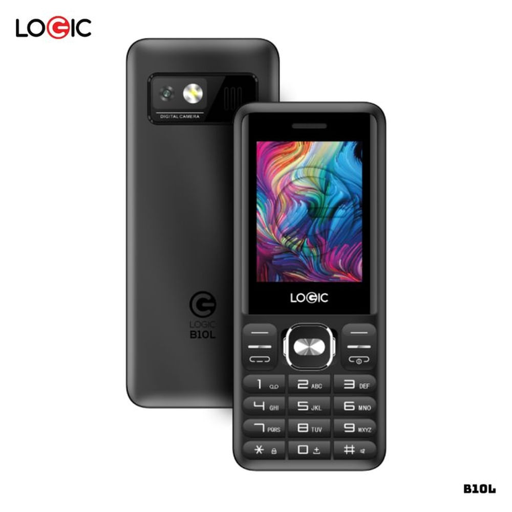 CELULAR BASICO LOGIC B10L 4G DUAL SIM - NEGRO