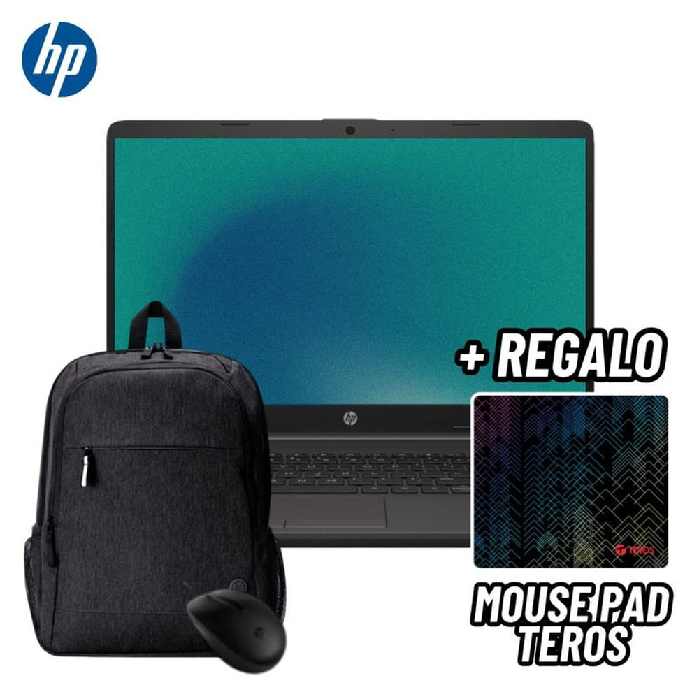 LAPTOP HP 250 G9 15.6 HD INTEL CELERON N4500 8GB RAM 256GB SSD + MOUSE PAD TEROS