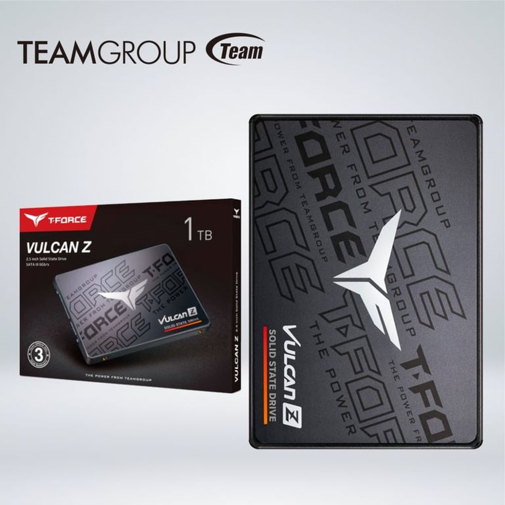 UNIDAD EN ESTADO SOLIDO T-FORCE VULCAN Z 1TB SATA 6GBS 25 NEGRO