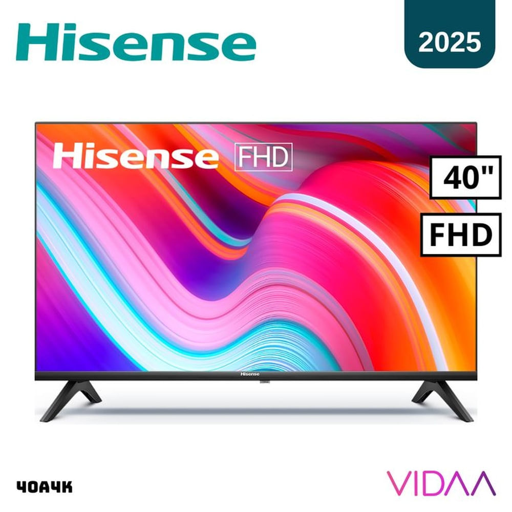 TELEVISOR HISENSE 40 SMART TV VIDAA FHD LED - 40A4K