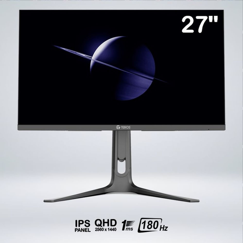 MONITOR GAMER TEROS TE-2753G 2K QHD 27 "" IPS 180 HZ 1 MS