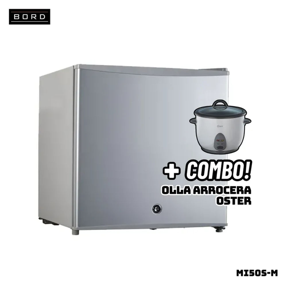 FRIGOBAR BORD 50 L SILVER - MI50S-M + ARROCERA OSTER BLANCA