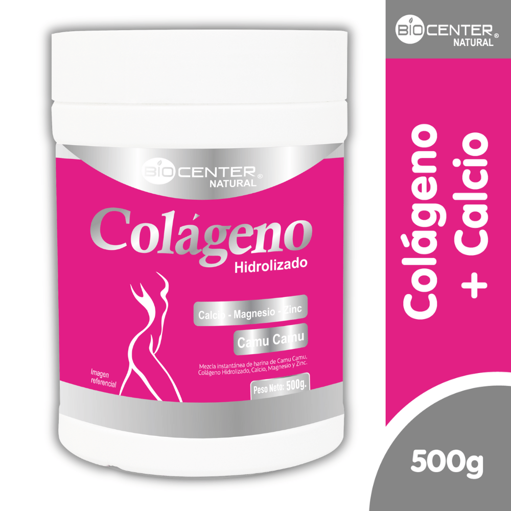 Colágeno más Calcio Mujer Biocenter Natural x 500 G