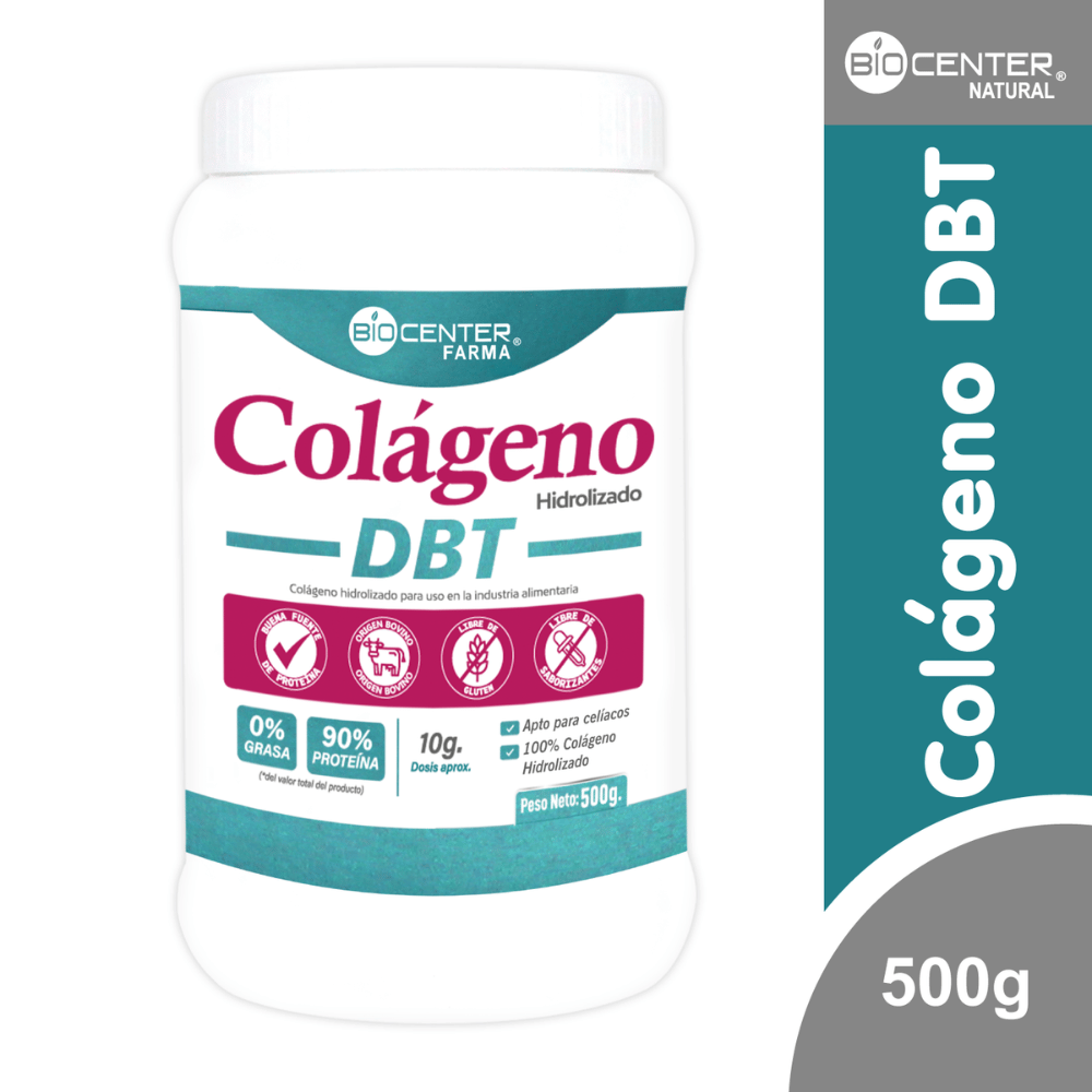 Colágeno DBT Sin Gluten Biocenter Natural x 500 G