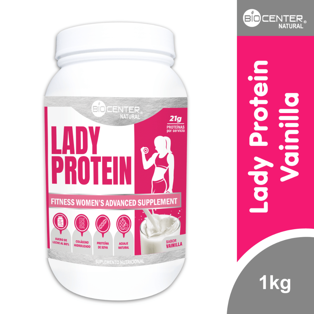 Lady Protein Vainilla Biocenter Natural x 1 Kg