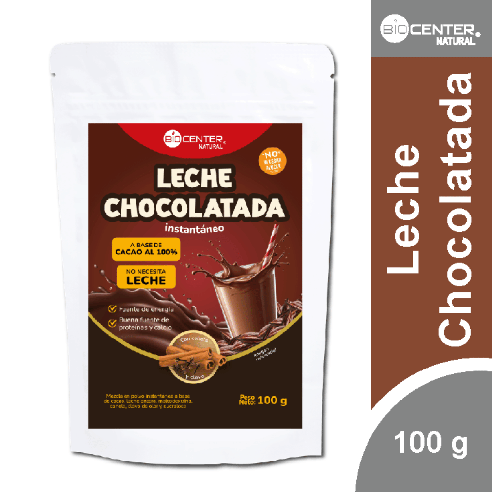 Leche Chocolatada Biocenter Natural x 100 g