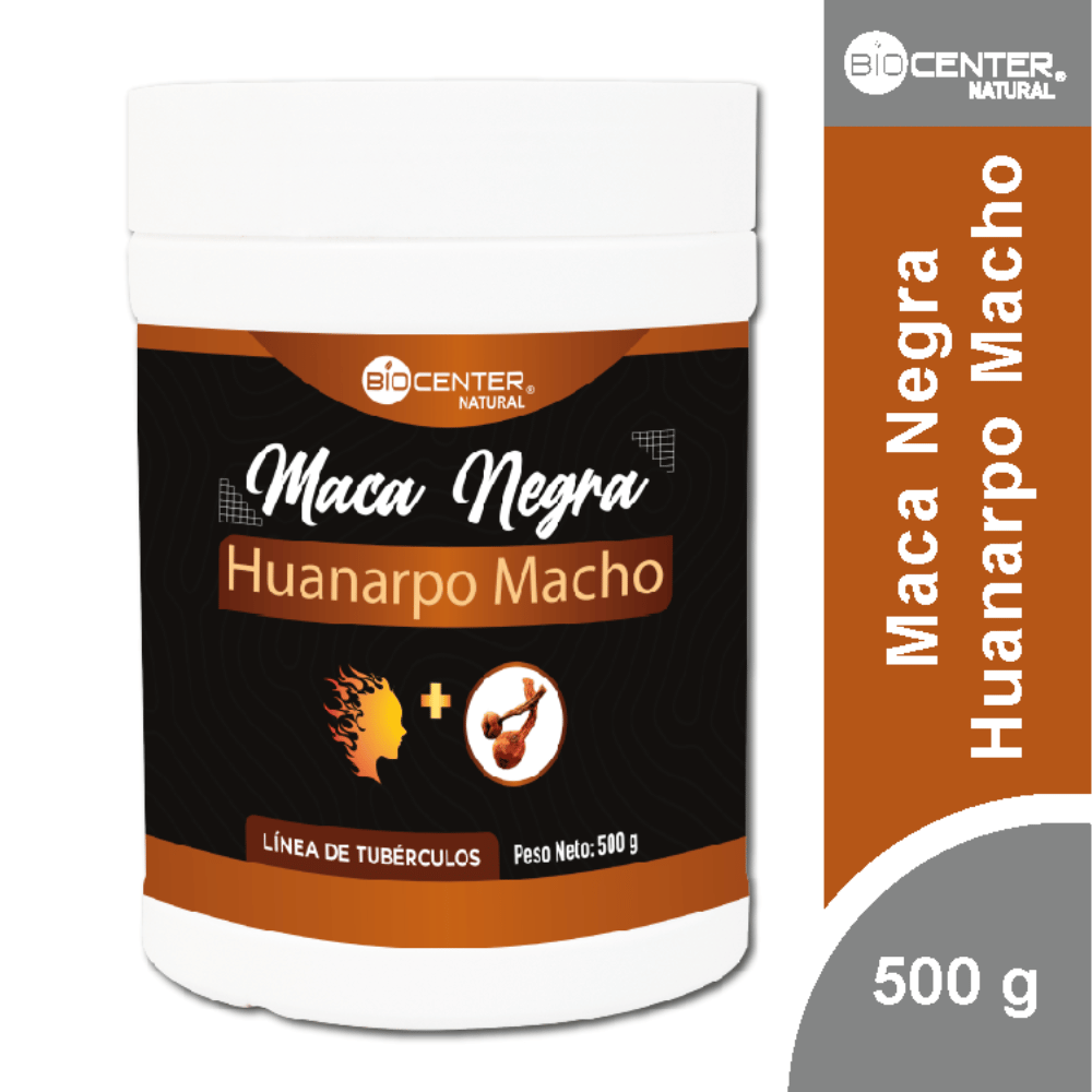 Maca negra más Huanarpo macho Biocenter Natural x 500 g