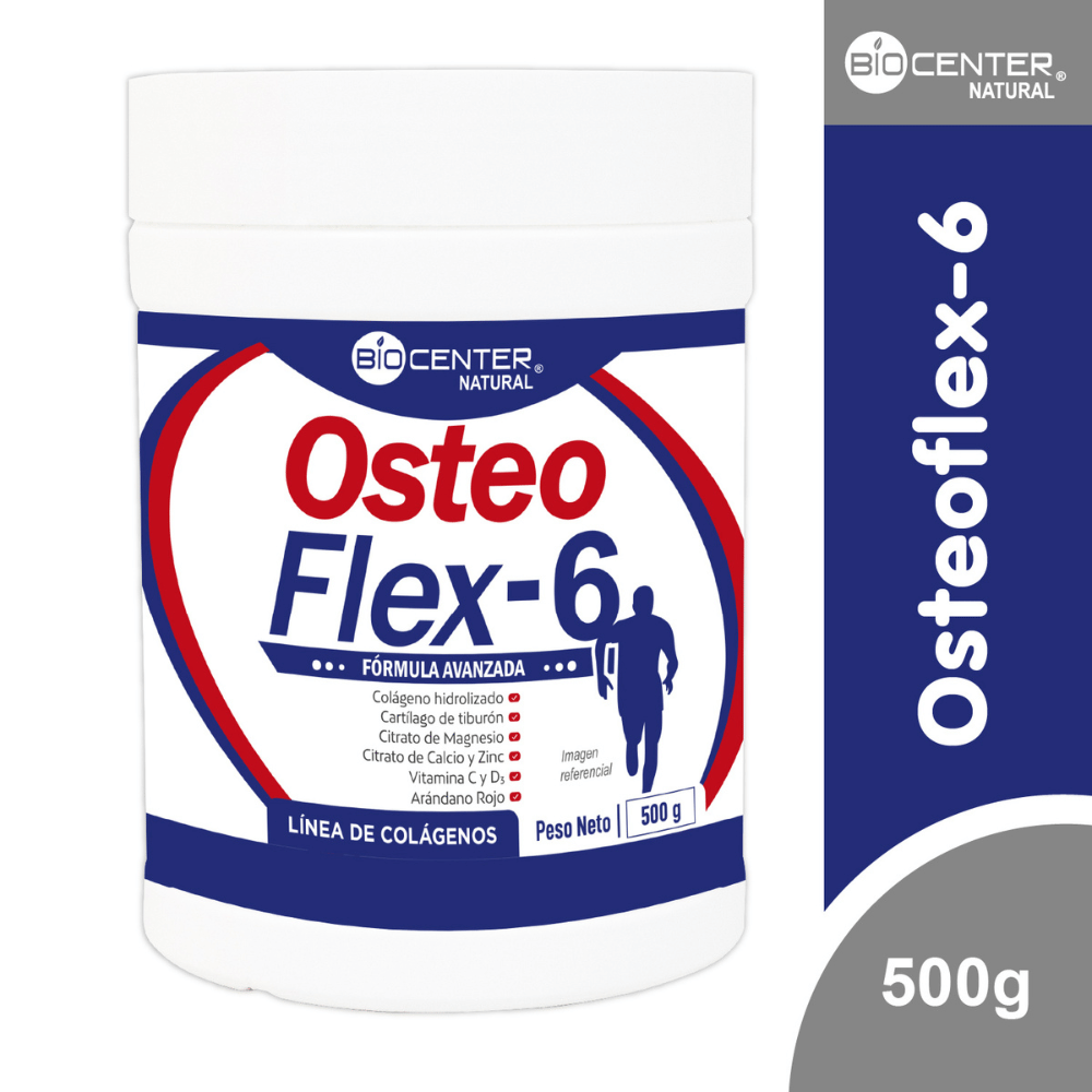Osteoflex-6 Colágeno Biocenter Natural x 500 G
