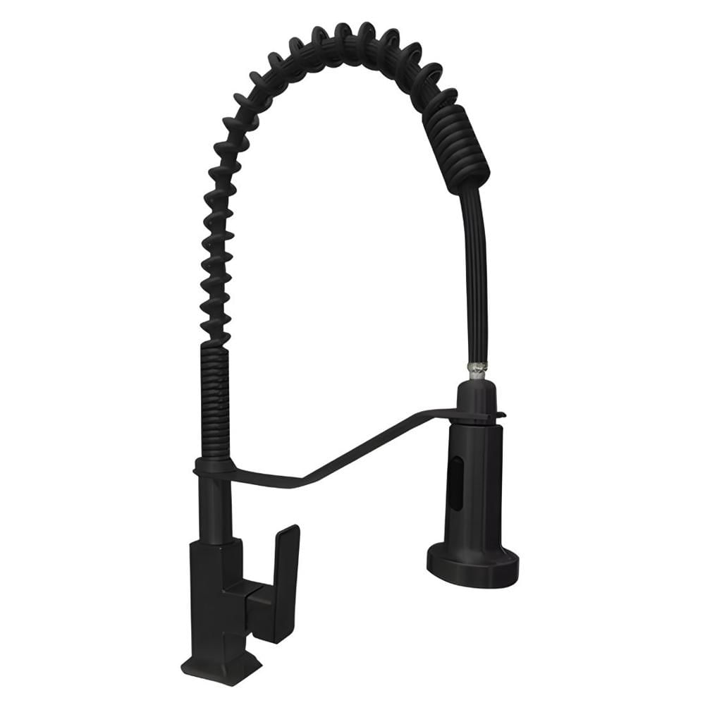 Mezcladora de Cocina Negro Mate con Pico Extensible - LC1077