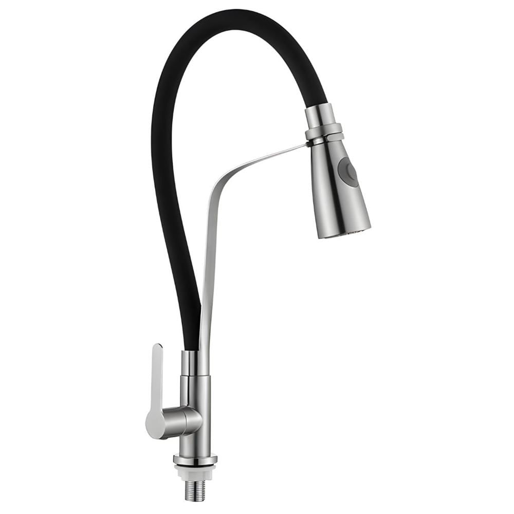 Llave para Cocina Satinado con Pico Flexible - LC3