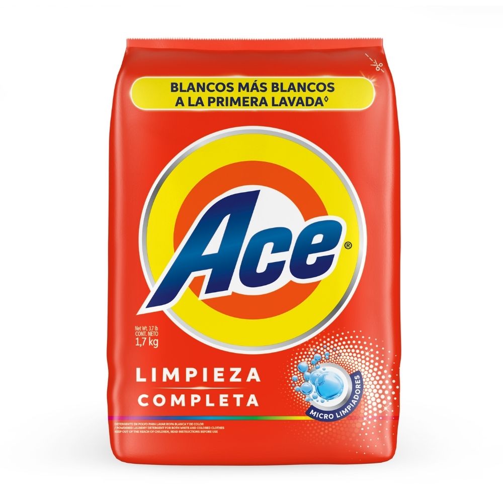 Detergente Ace Limpieza Completa 1.7kg