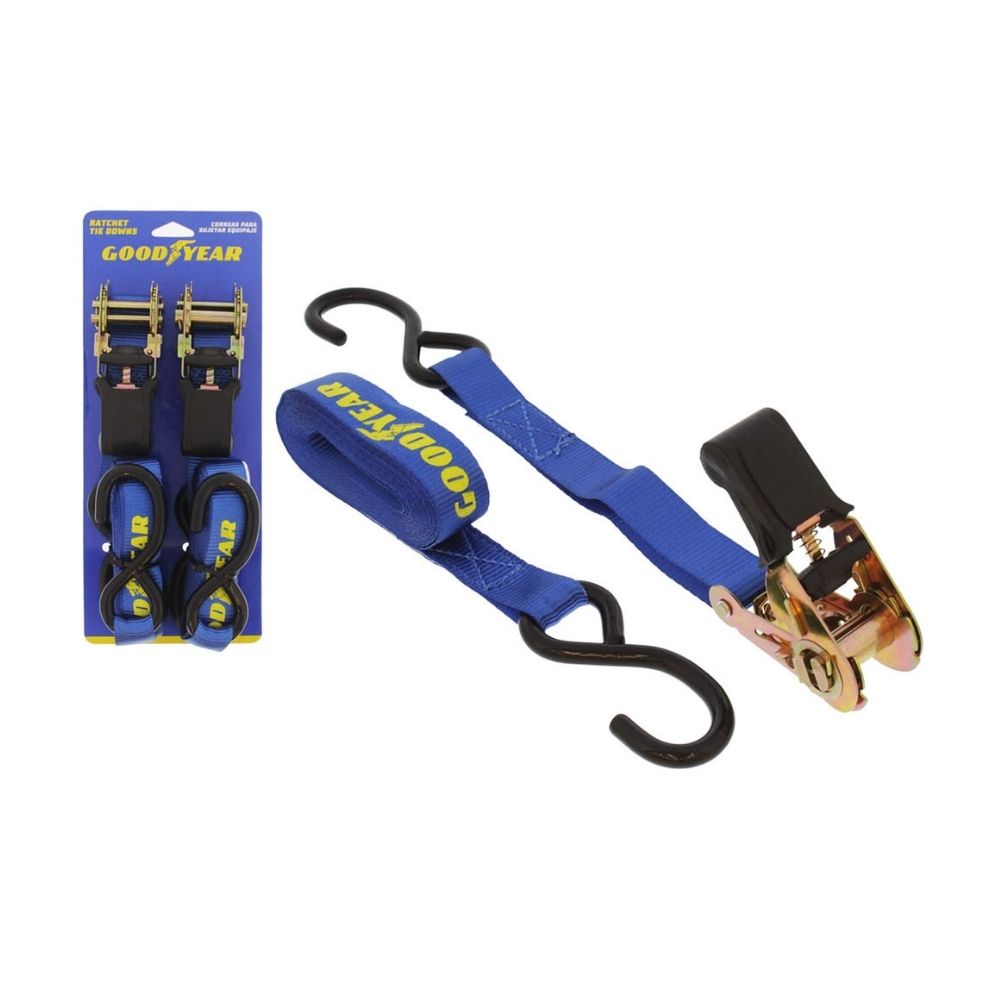 Trinquete para auto 2 piezas 1"x15' Goodyear