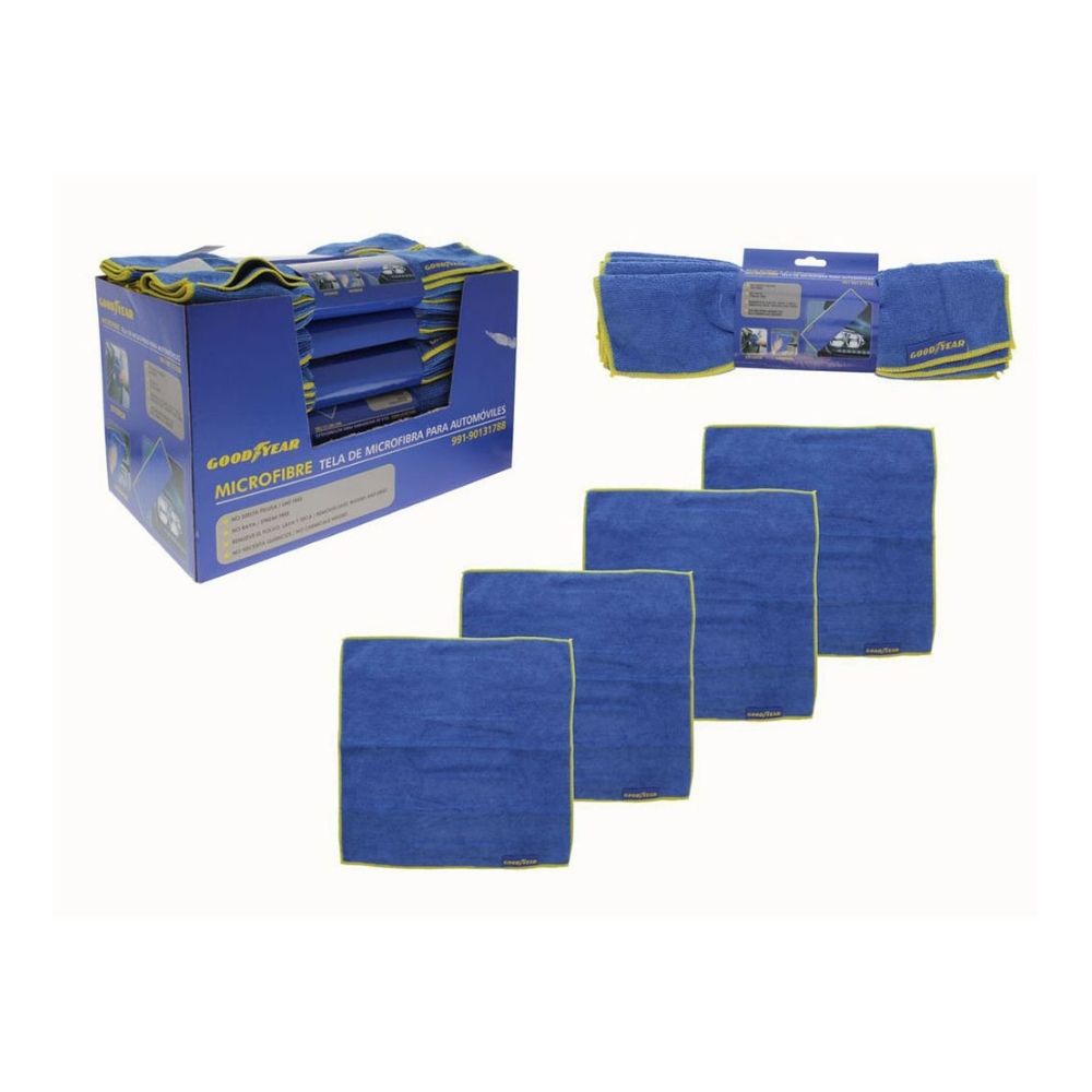 Toallita de Microfibra 4 piezas Goodyear