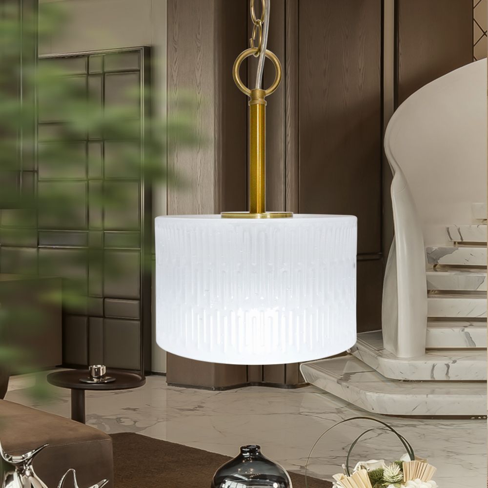 Lámpara De Techo Vidrio 20Cm