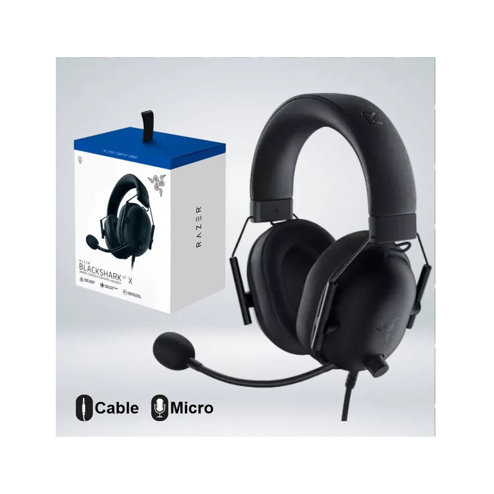 AUDIFONO GAMER RAZER BLACKSHARK V2 X PlayStation y PC AUDIFONO GAMER RAZER BLACKSHARK V2 X PlayStation y PC