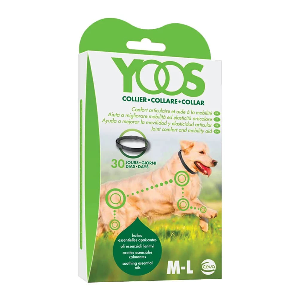 Yoos Collar Para Alivio Articular en Perros Talla M/L Yoos Collar Para Alivio Articular en Perros Talla M/L