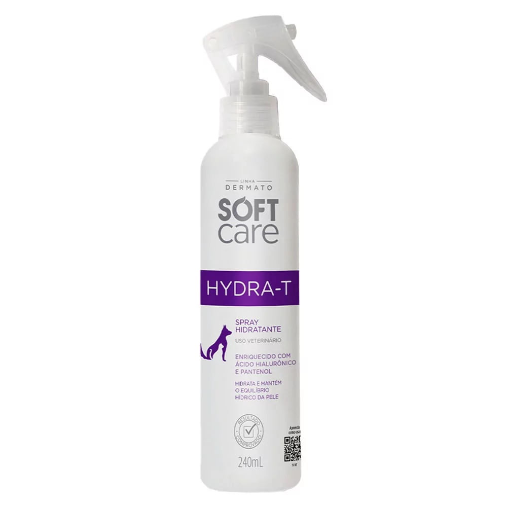 Spray Hidratante para Perros y Gatos Soft Care Hydra T 240 ml Spray Hidratante para Perros y Gatos Soft Care Hydra T 240 ml