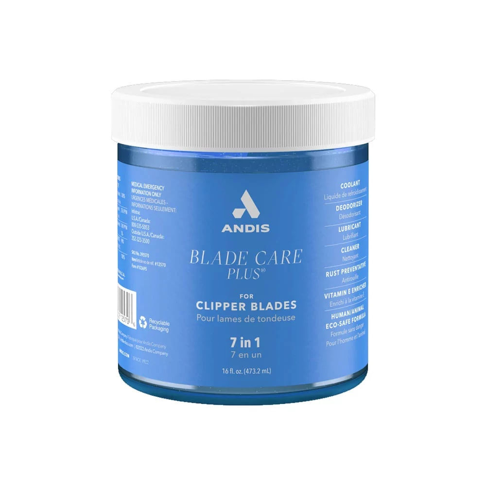 Andis Blade Care Plus 7 en 1 Tarro 473ml Andis Blade Care Plus 7 en 1 Tarro 473ml