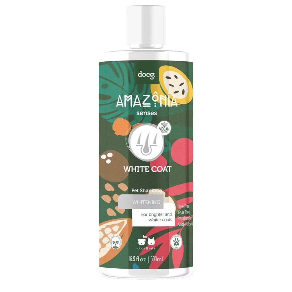 Shampoo para Mascotas de Pelaje Blanco Amazonia Senses 500ml Shampoo para Mascotas de Pelaje Blanco Amazonia Senses 500ml