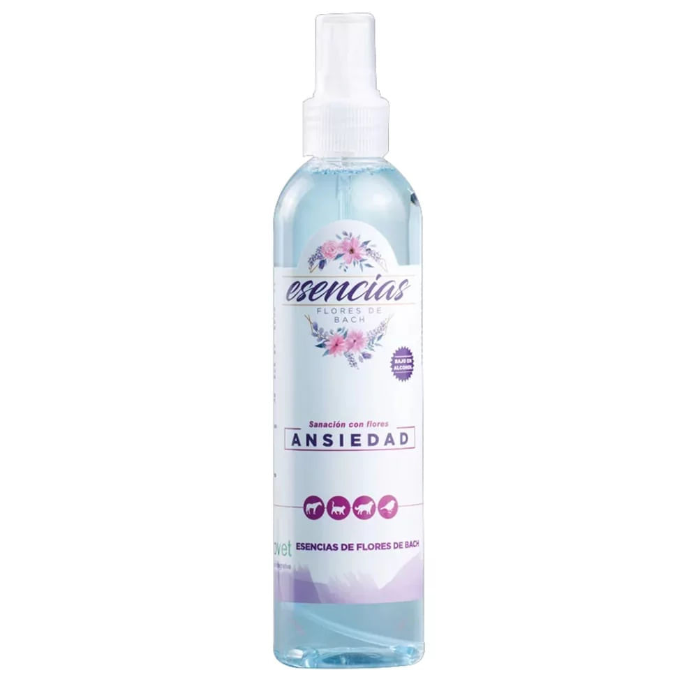 Spray Esencias Florales para la Ansiedad en Mascotas 250ml Spray Esencias Florales para la Ansiedad en Mascotas 250ml
