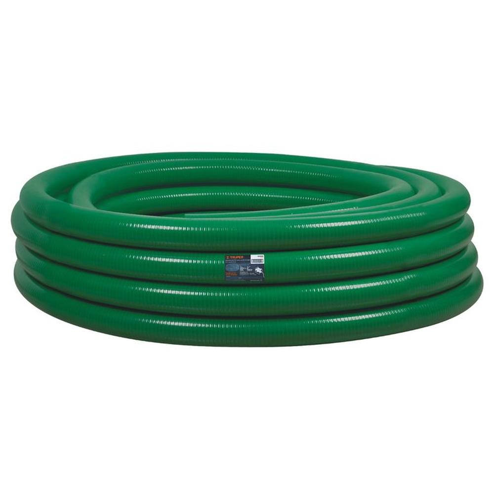 Manguera para motobomba, 2 pulgada, manguera de succion 30m Verde