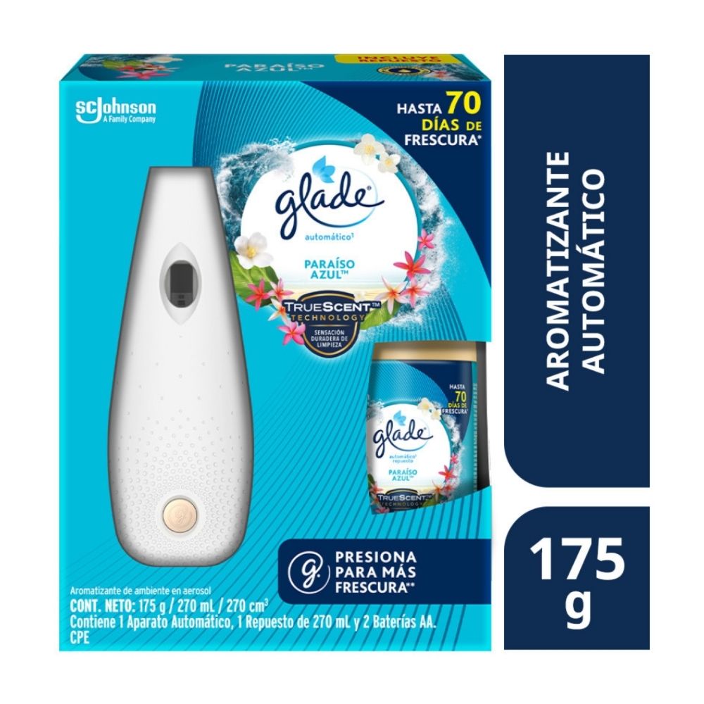 Ambientador Automatico Glade Paraiso Azul Ambientador Automatico Glade Paraiso Azul