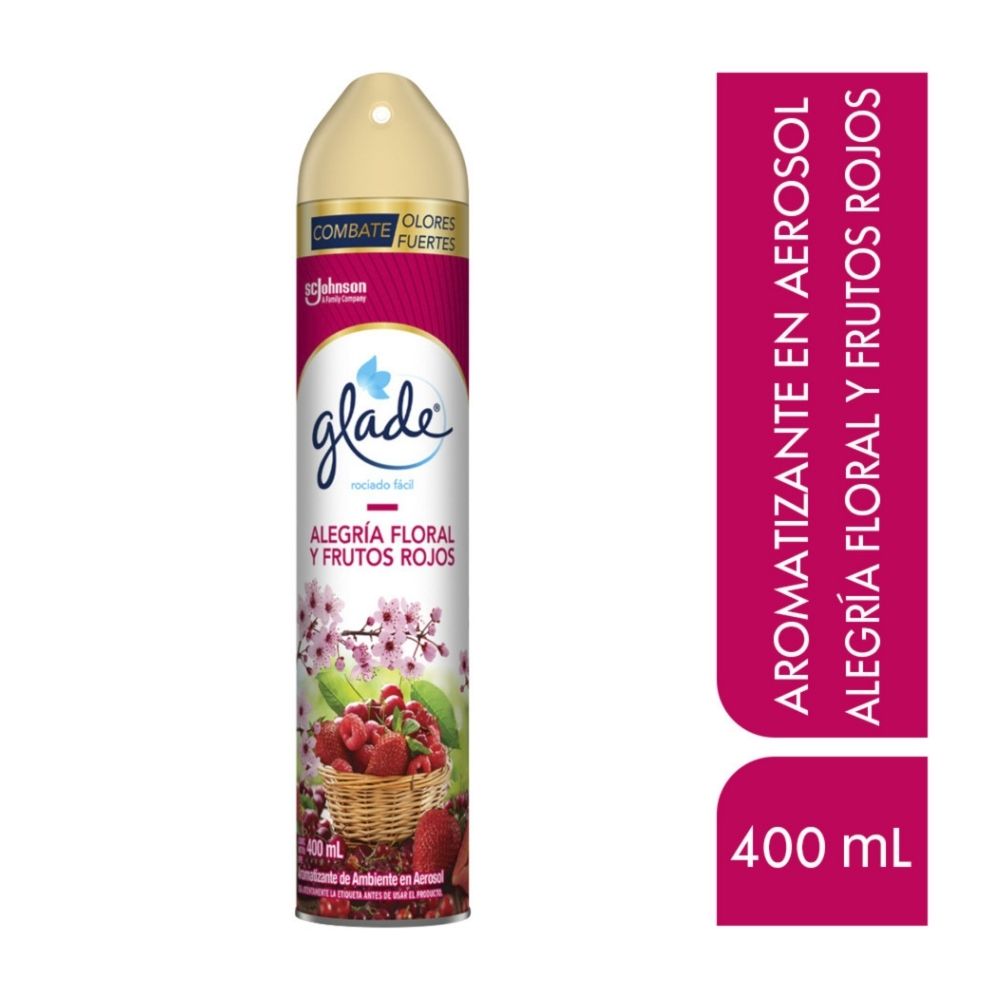 Ambientador Aerosol Glade Alegria Floral 400ml