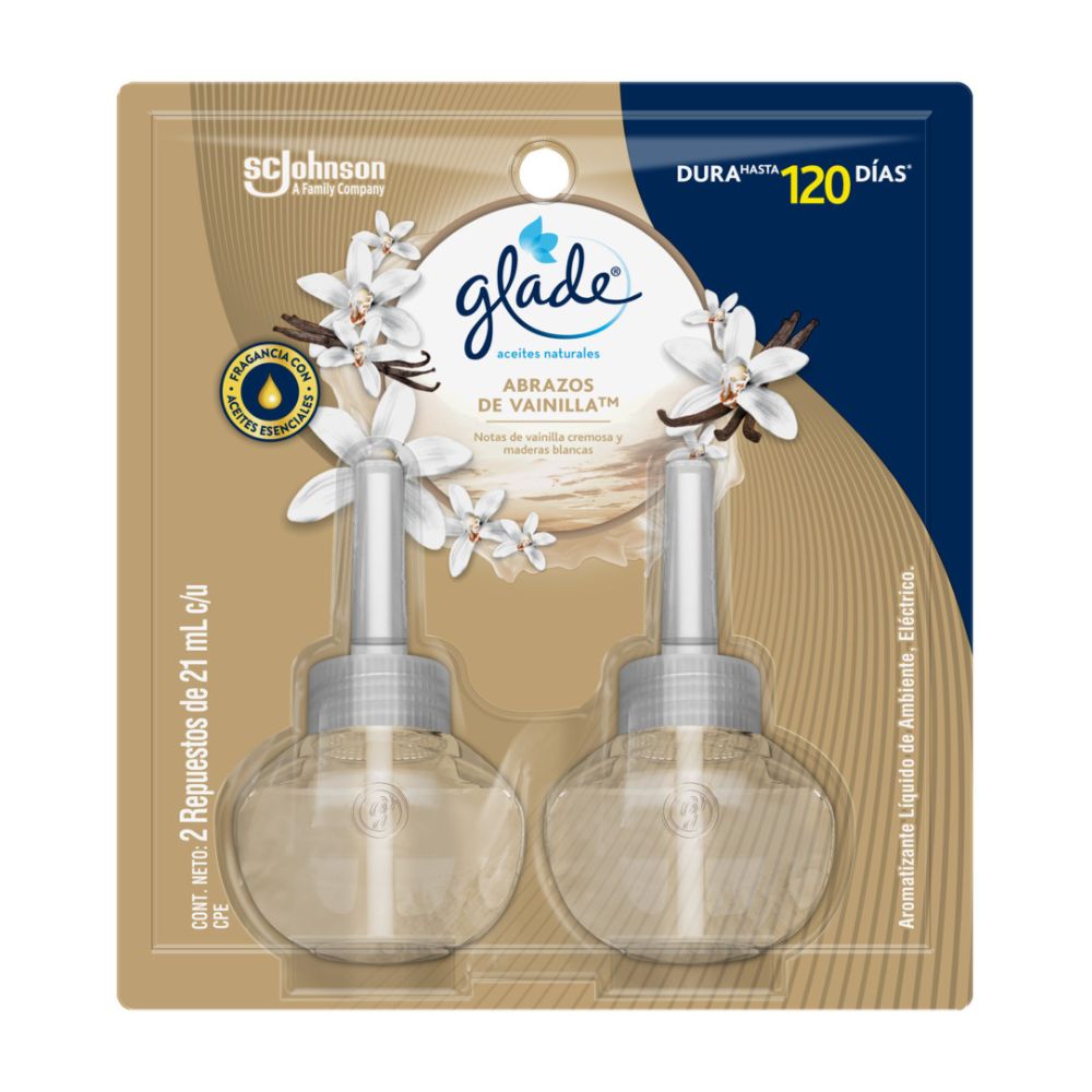 Repuesto Ambientador Electrico Vainilla x 2 Unidades