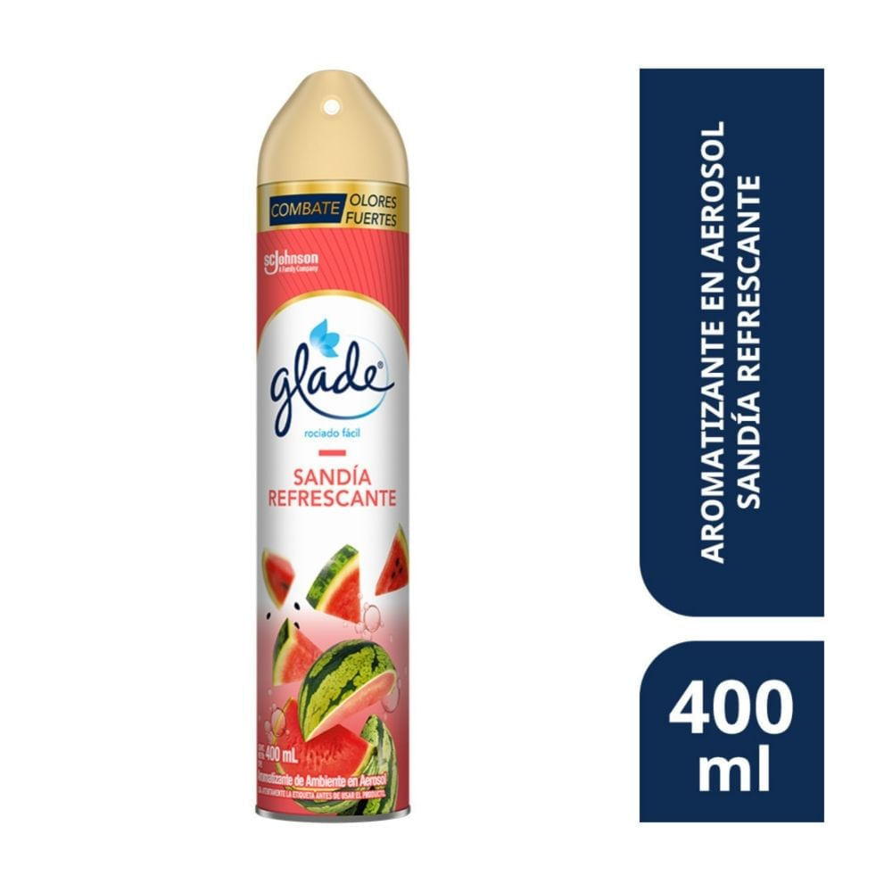 Ambientador Aerosol Glade Sandia 400ml Ambientador Aerosol Glade Sandia 400ml