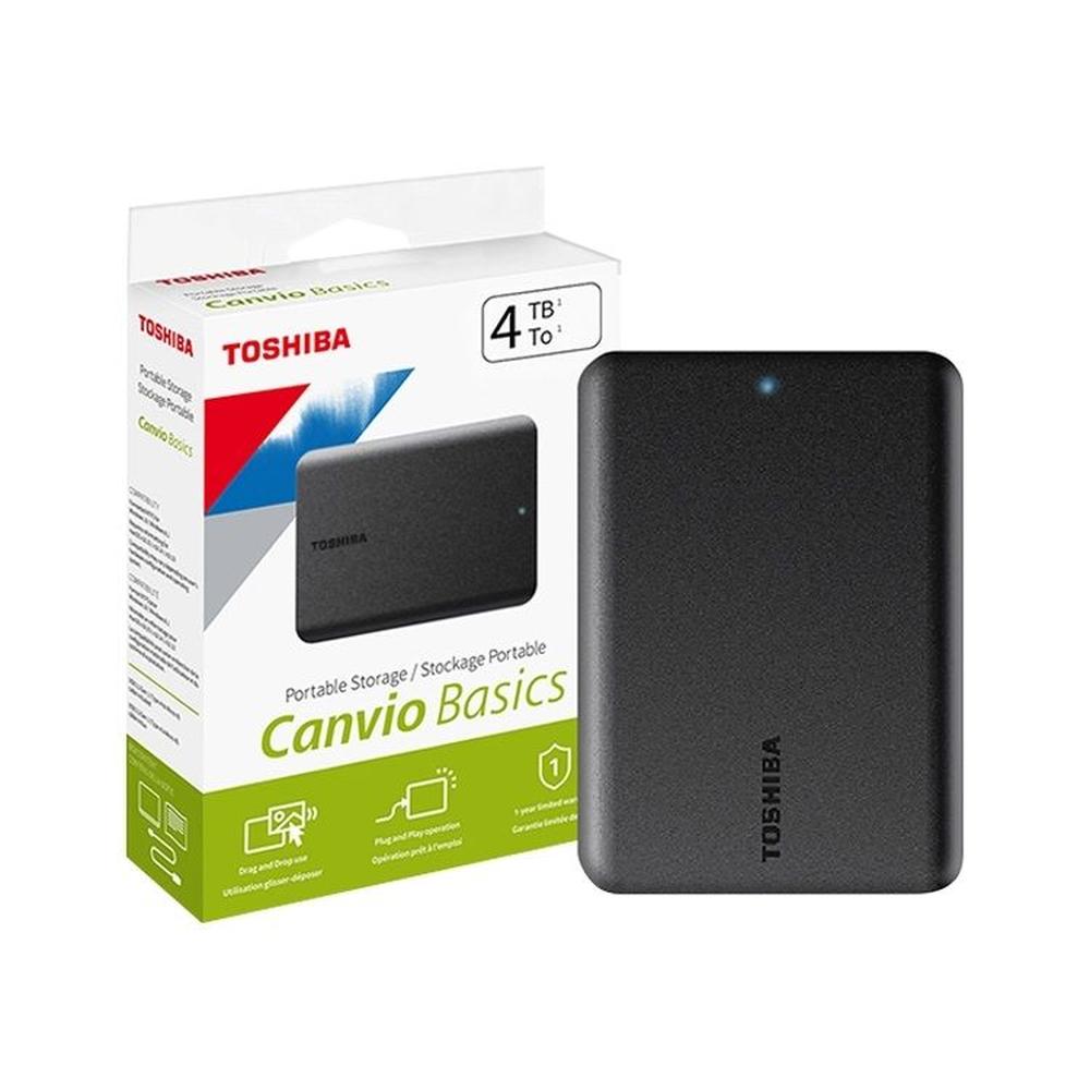 DISCO EXTERNO 4 TB TOSHIBA CANVIO BASICS USB