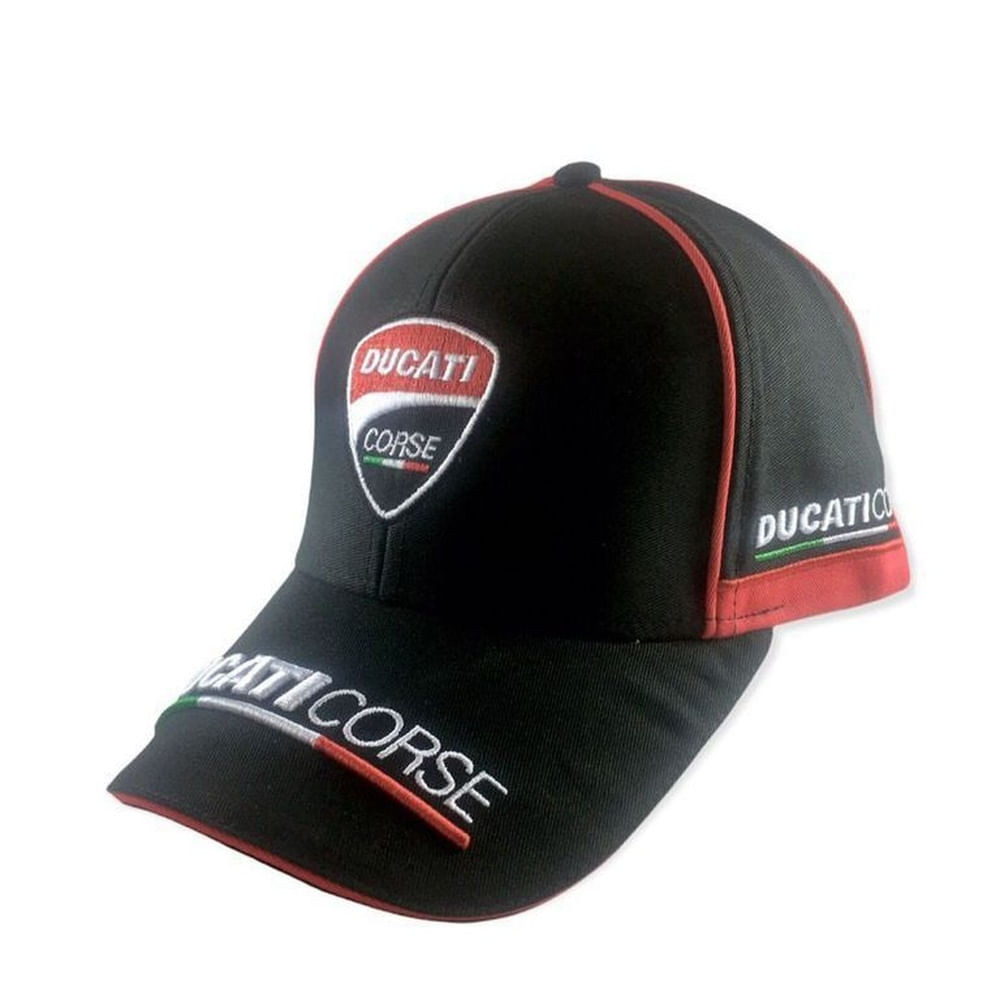 Gorra Ducati Corse Original Monster Multiestrada Desert Panigale Negro