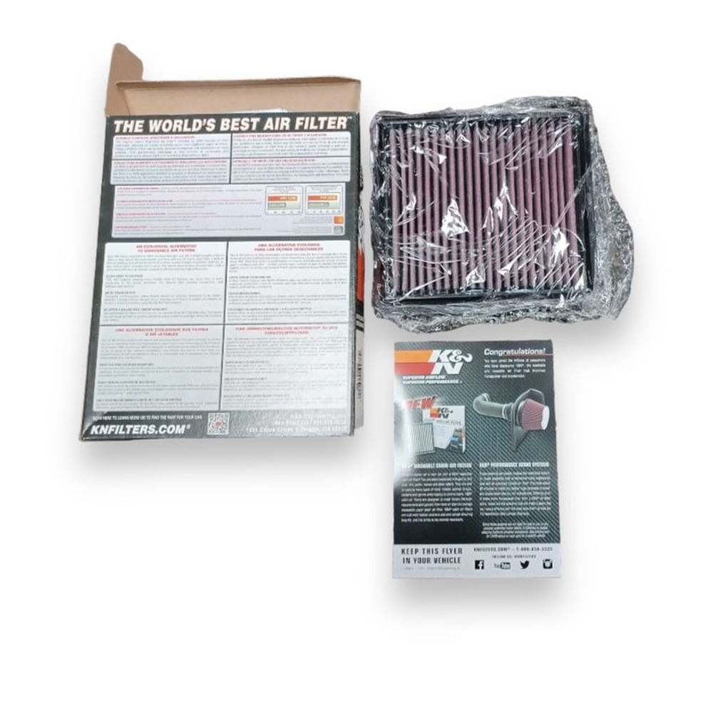 Filtro de Aire Nissan 350Z Nuevo en Caja K&N Original de USA