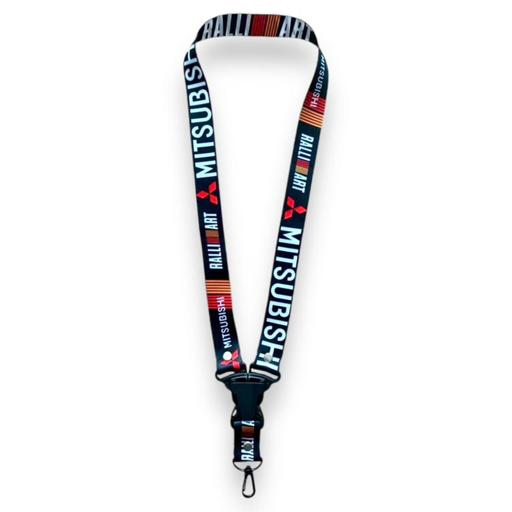 Lanyard Mitsubishi Ralli Art Llavero Cinta de Llaves Pita