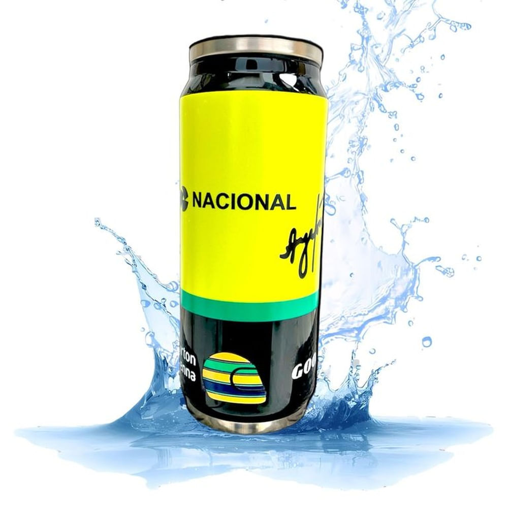 Tomatodo Ayrton Senna Formula 1 F1 Shell Honda Lata 500ml