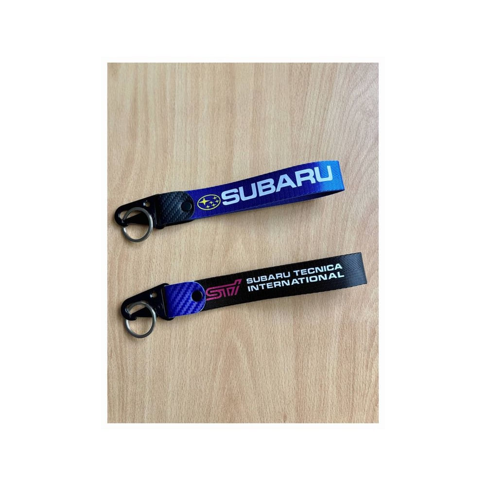 Llavero Subaru Lanyard Llaveros Pita STI Colgante Auto Llaves 2Unid