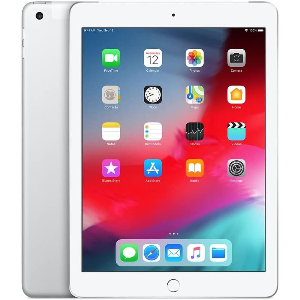 (Reacondicionad0)Apple iPad 6ª Gen 9.7"" 128GB Wi-Fi + Cellular | Plata