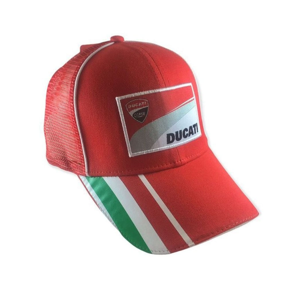 Gorra Ducati Corse Original Monster Multiestrada Desert Panigale Rojo