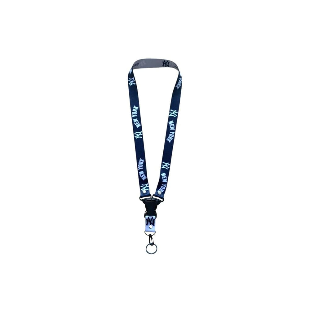 Llavero Yankees Lanyard New York NY Pita Llaves Cinta Azul